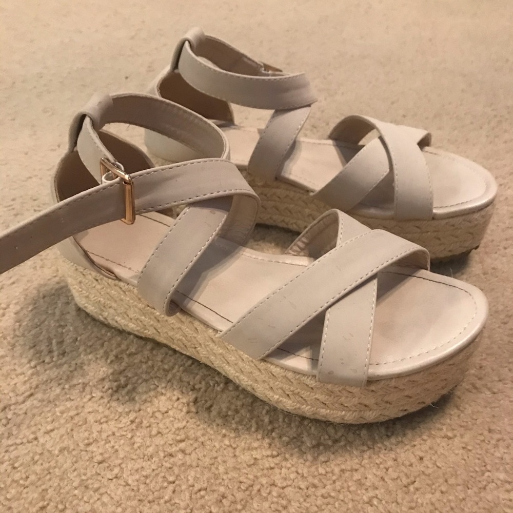 Espadrille platform sandals